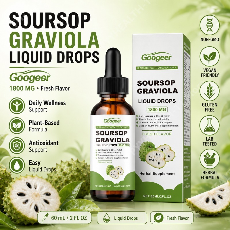 Herbal Wellness Liquid - Soursop Graviola Leaf and Fruit Liquid