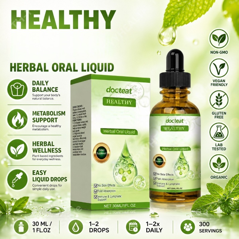 Herbal Wellness Liquid - Mint Leaf Extract & Vitamin B1
