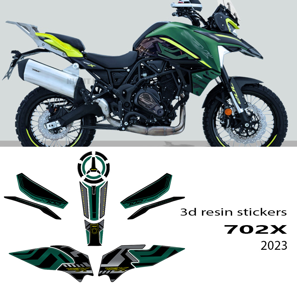 Wellness X - 3D Sticker Trk702x Motorcycle Accessories 3D