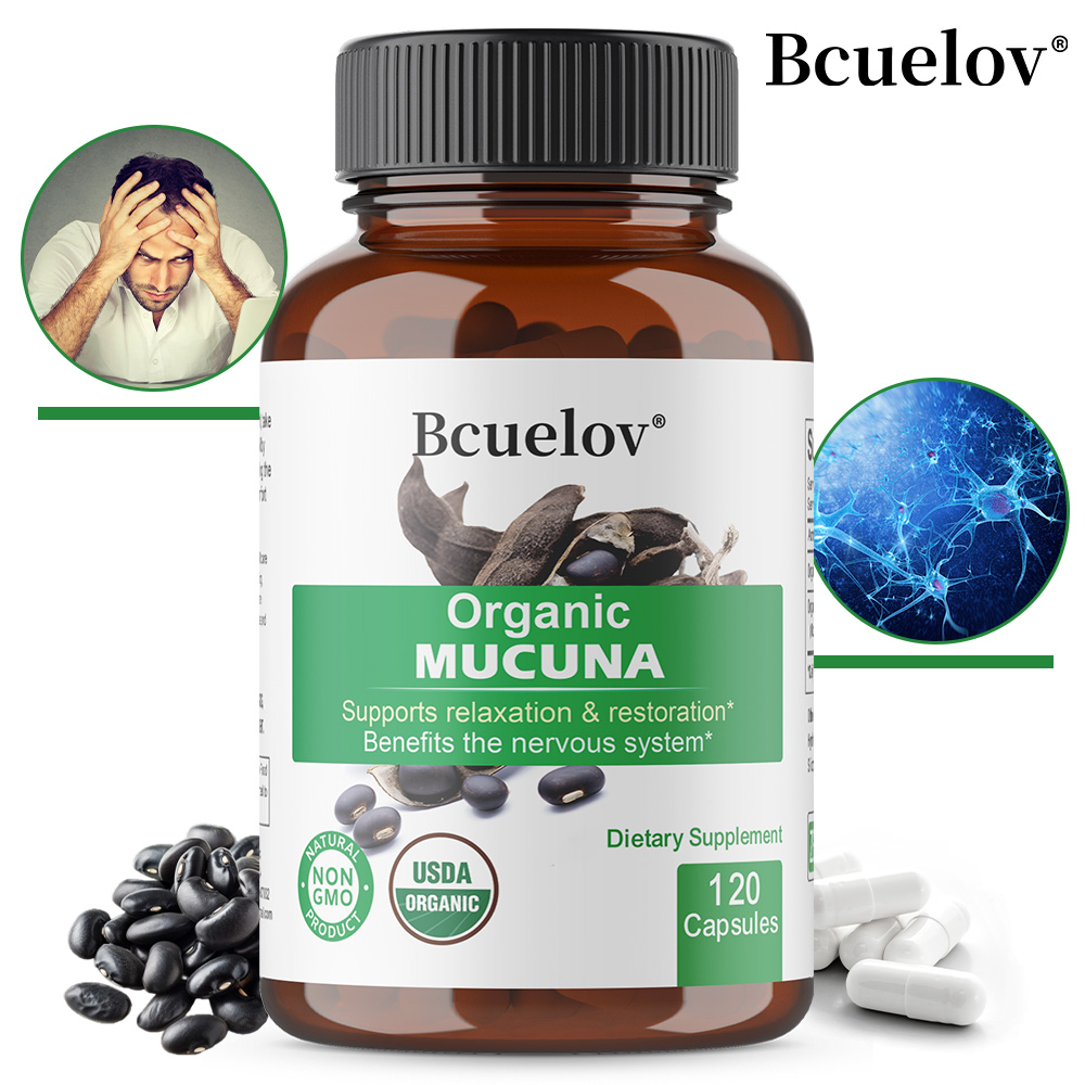 Organic Mucuna Capsules - Supp - Tulsi Holy Basil ulasan dan harga