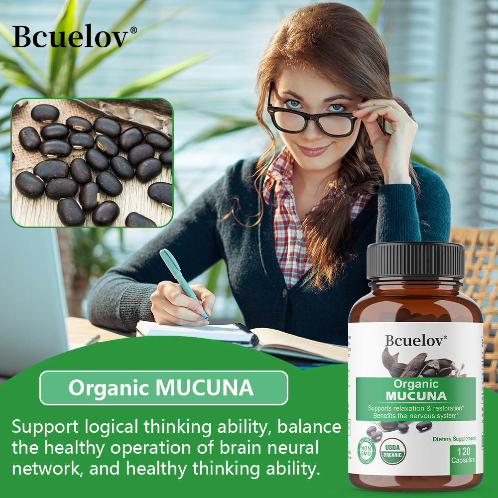 Organic Mucuna Capsules - Supp - Tulsi Holy Basil ulasan dan harga