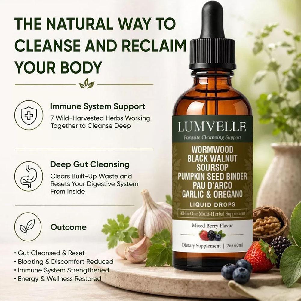 60ml Wormwood Herbal Drops wit - Herbal Wellness Liquid ulasan dan harga