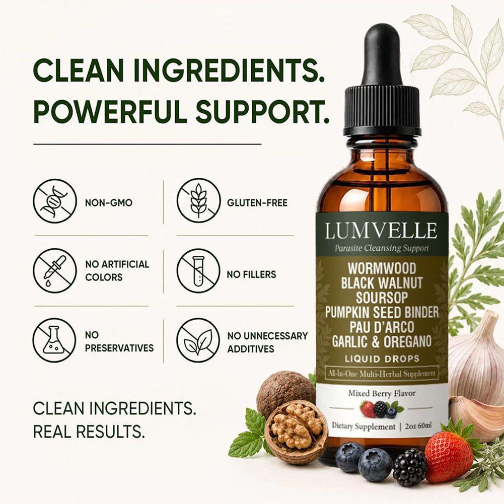 60ml Wormwood Herbal Drops wit - Herbal Wellness Liquid ulasan dan harga