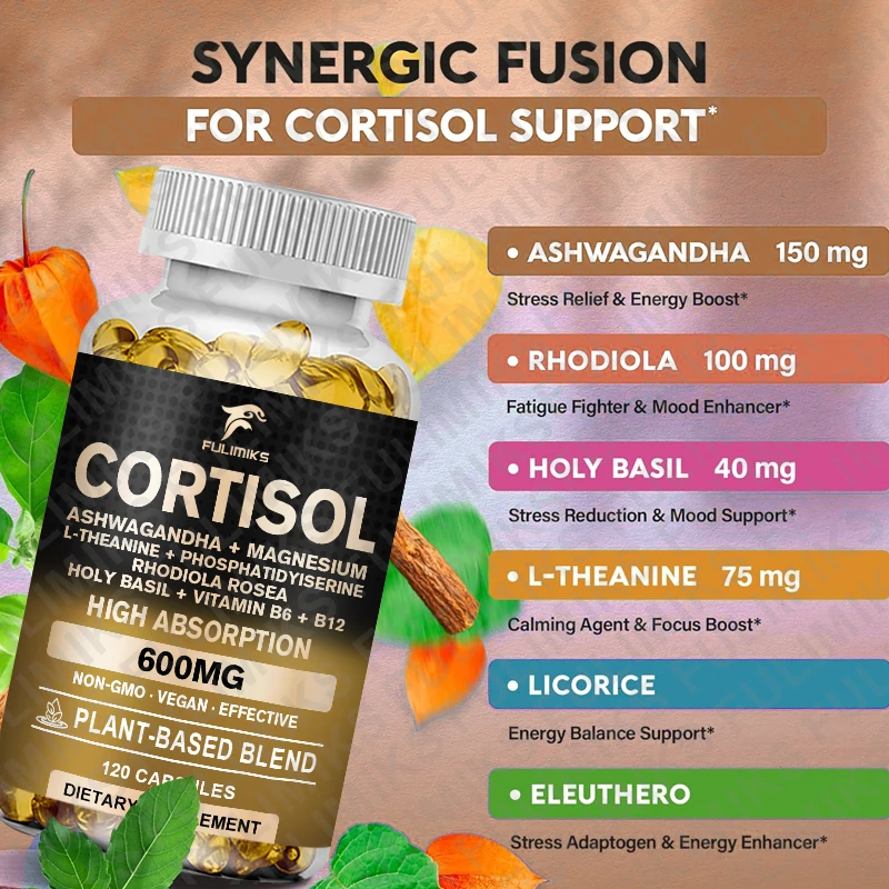 Cortisol Supplement, Hormone B - Tulsi Holy Basil ulasan dan harga
