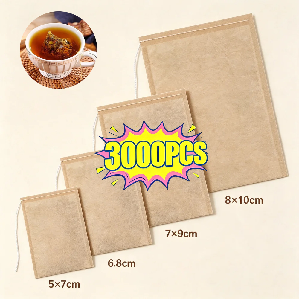 100/3000Pcs Disposable Tea Fil - Herbal Tea For Wellness ulasan dan harga