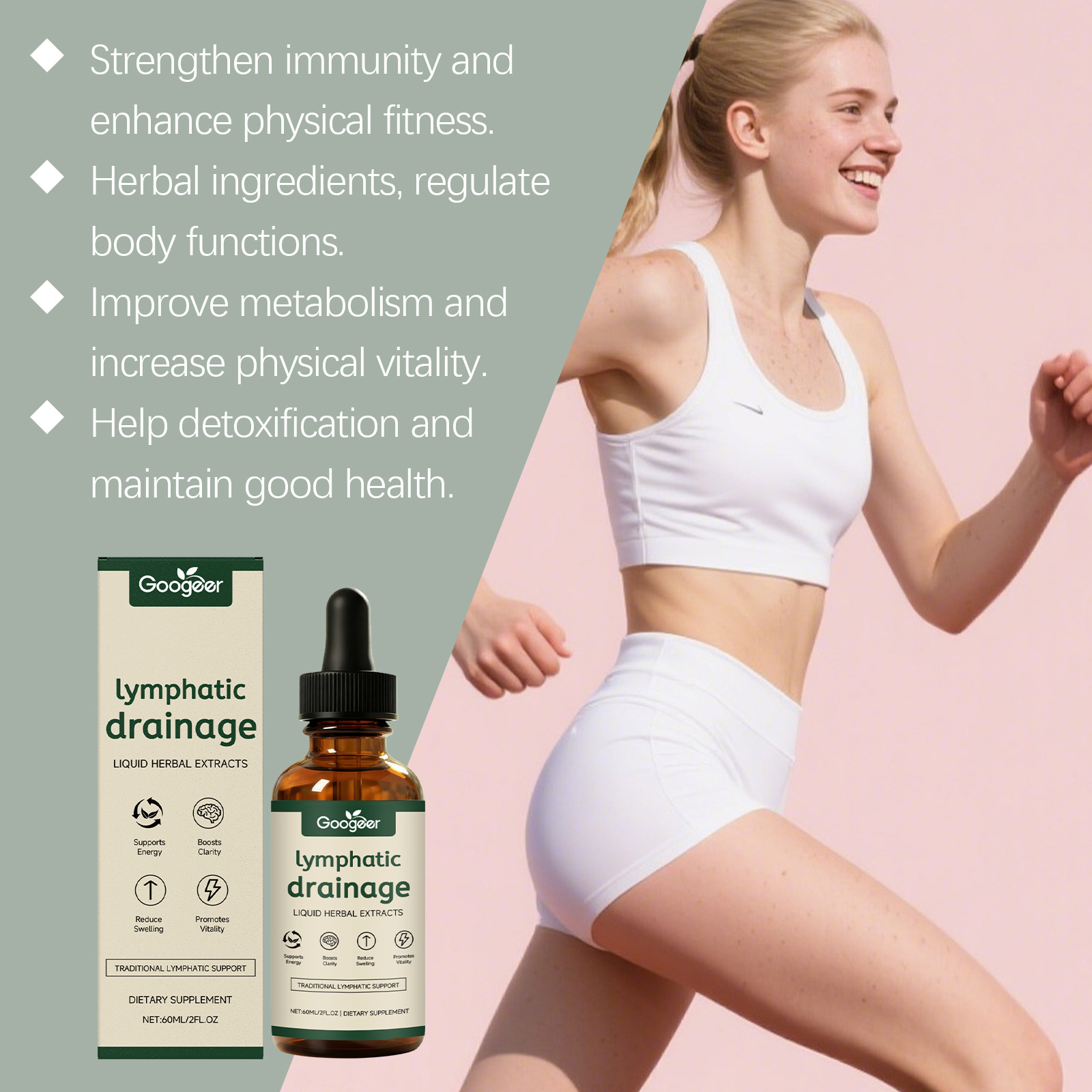Lymphatic Drainage Drops 11-in - Herbal Wellness Liquid ulasan dan harga