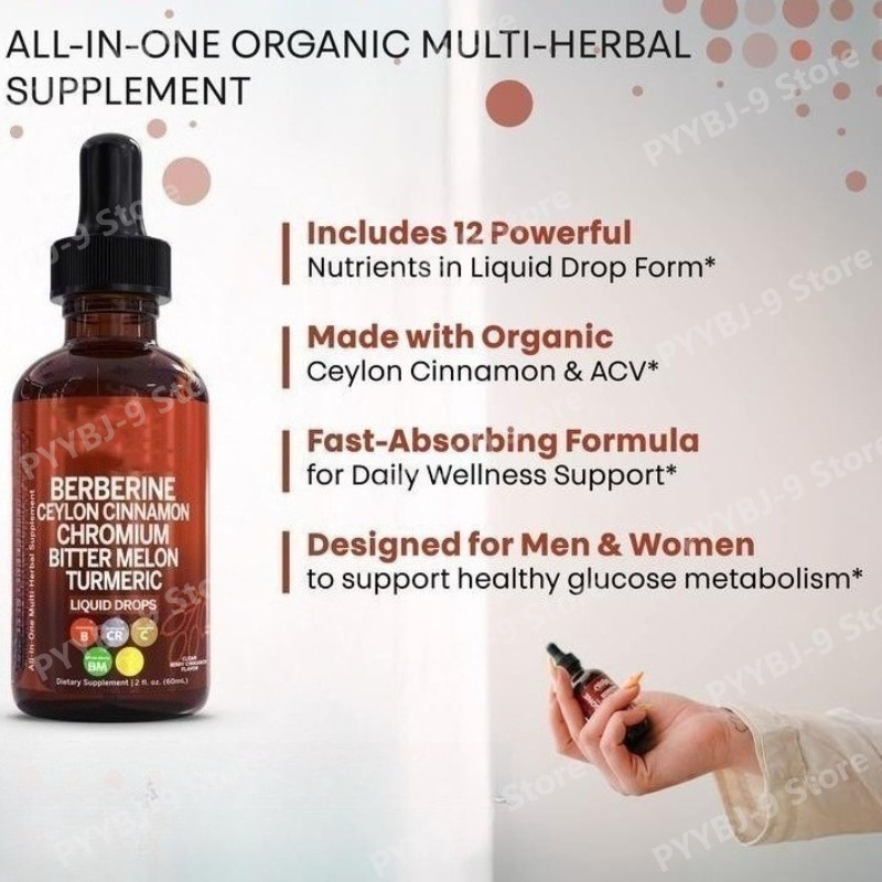 Berberine Chromium Turmeric Gi - Herbal Wellness Liquid ulasan dan harga