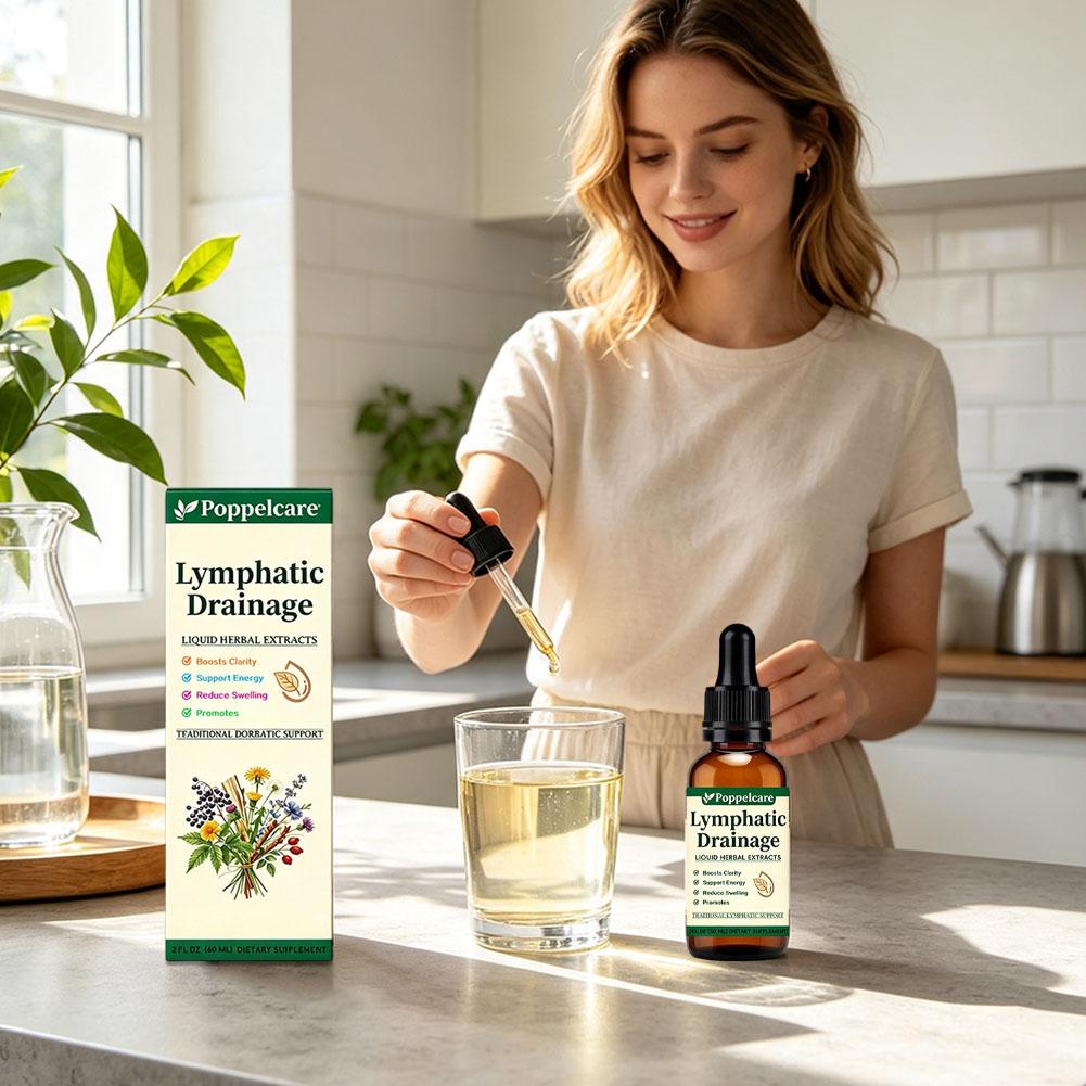 Herbal Lymphatic Drainage Drop - Herbal Wellness Liquid ulasan dan harga