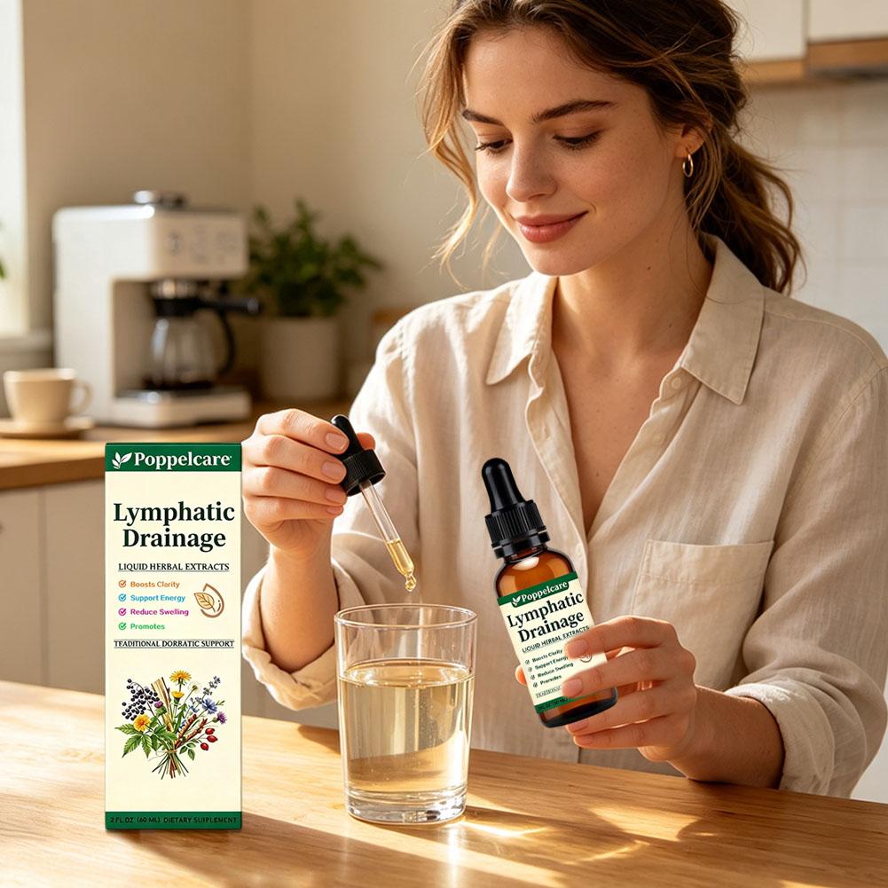Herbal Lymphatic Drainage Drop - Herbal Wellness Liquid ulasan dan harga
