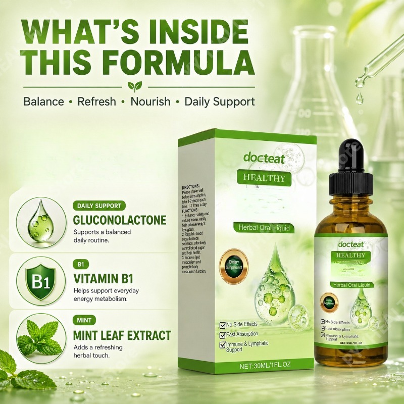 Mint Leaf Extract & Vitamin B1 - Herbal Wellness Liquid ulasan dan harga