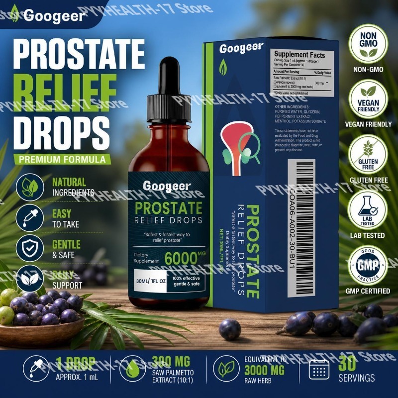 Googeer Prostate Wellness Drop - Herbal Wellness Liquid ulasan dan harga