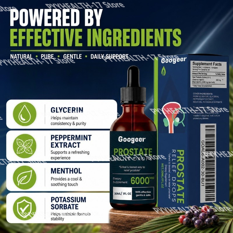 Googeer Prostate Wellness Drop - Herbal Wellness Liquid ulasan dan harga