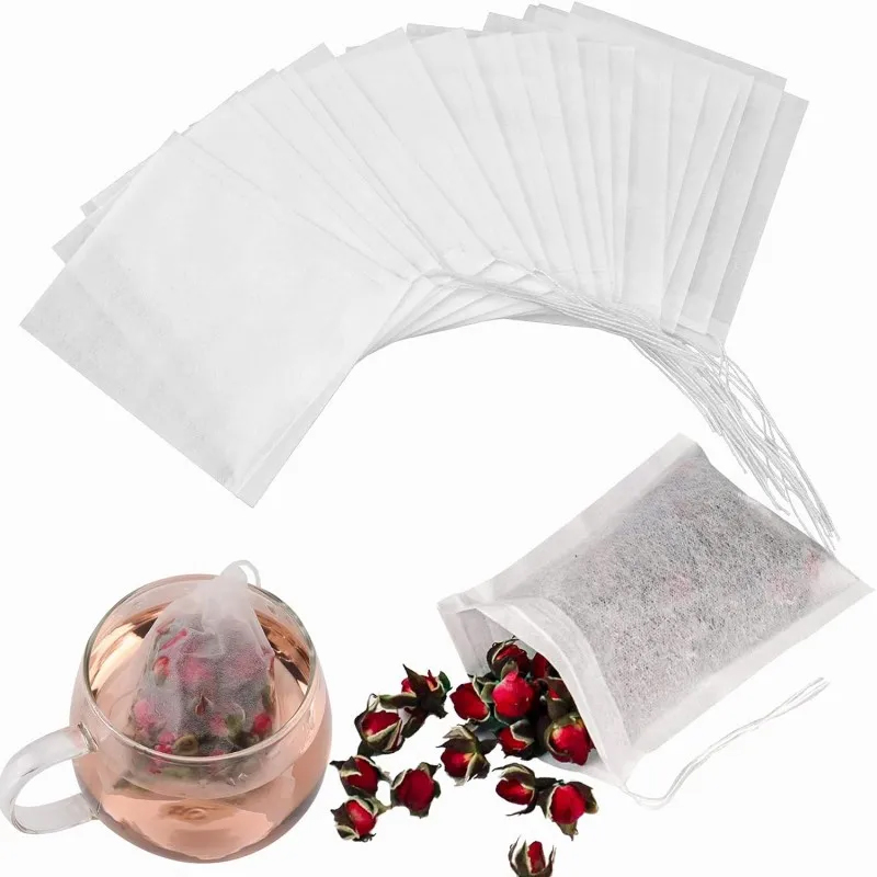 100pcs Disposable Teabags Non- - Herbal Tea For Wellness ulasan dan harga