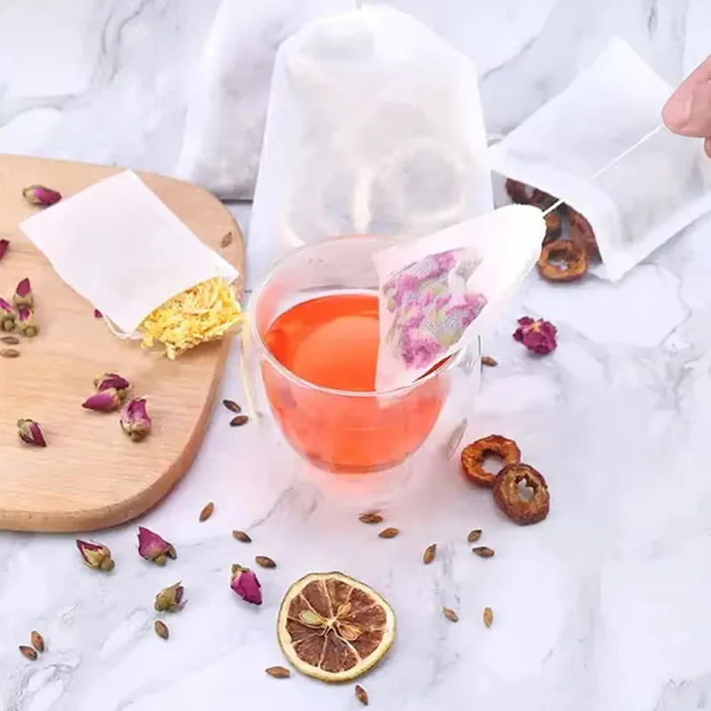 100pcs Disposable Teabags Non- - Herbal Tea For Wellness ulasan dan harga