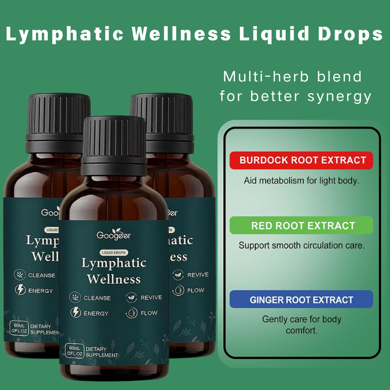 60ml Lymphatic Support Liquid  - Herbal Wellness Liquid ulasan dan harga