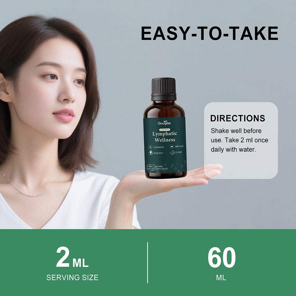 60ml Lymphatic Support Liquid  - Herbal Wellness Liquid ulasan dan harga